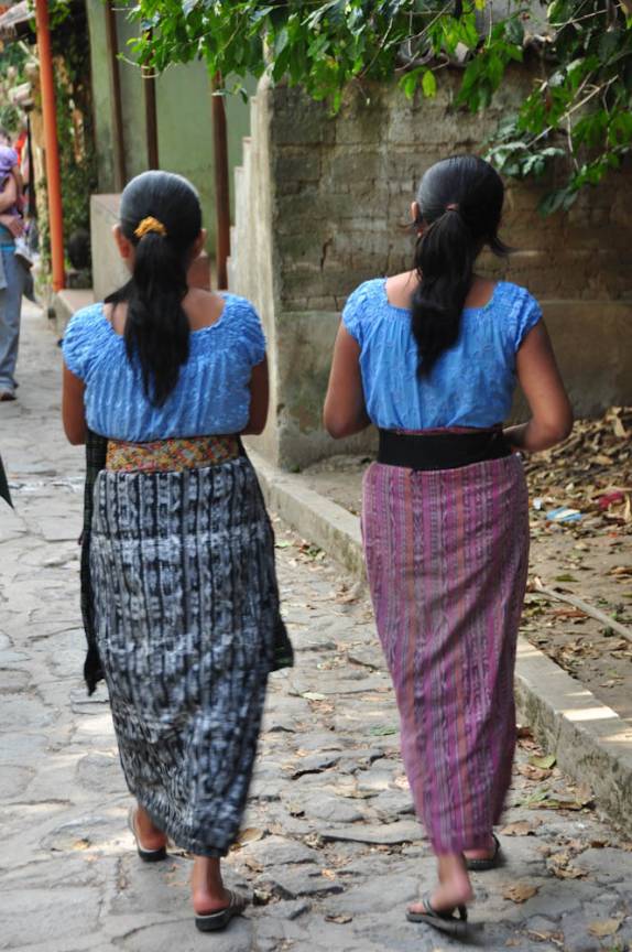 Roupa típica na região do lago Atitlán, em San Marcos, na Guatemala